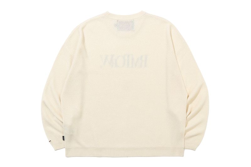 PUNCHING KNIT LONG SLEEVE_OATMEAL