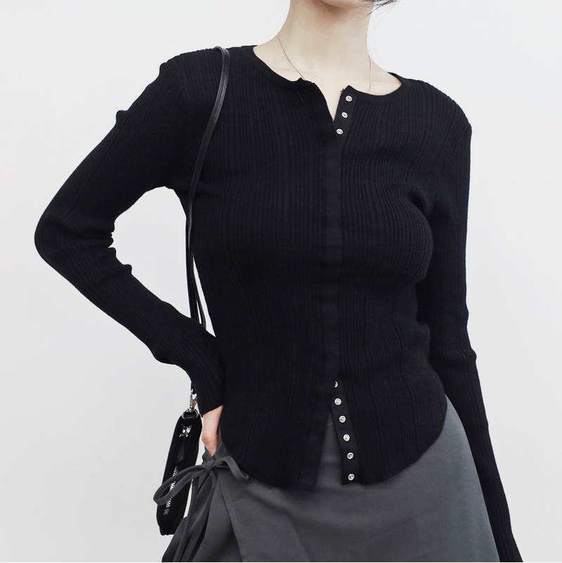 Minuan Snap Button Cardigan