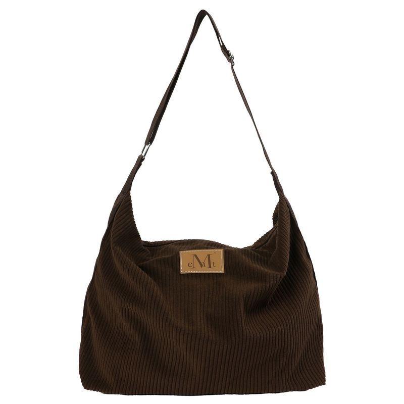 SOFT CORDUROY CROSS BAG (4COLOR)