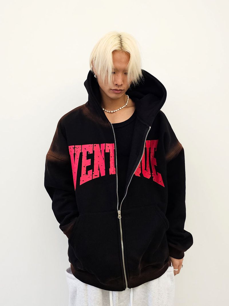 VENTIQUE VTQ Napping hooded zip-up 3colors