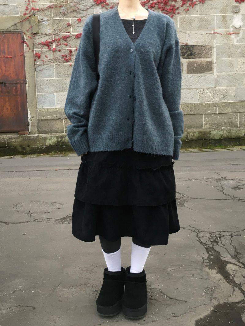Tori Wool Brush Knit Cardigan (4c)