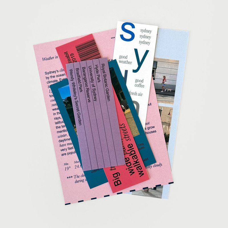 oab sydney pack / scrap sticker set
