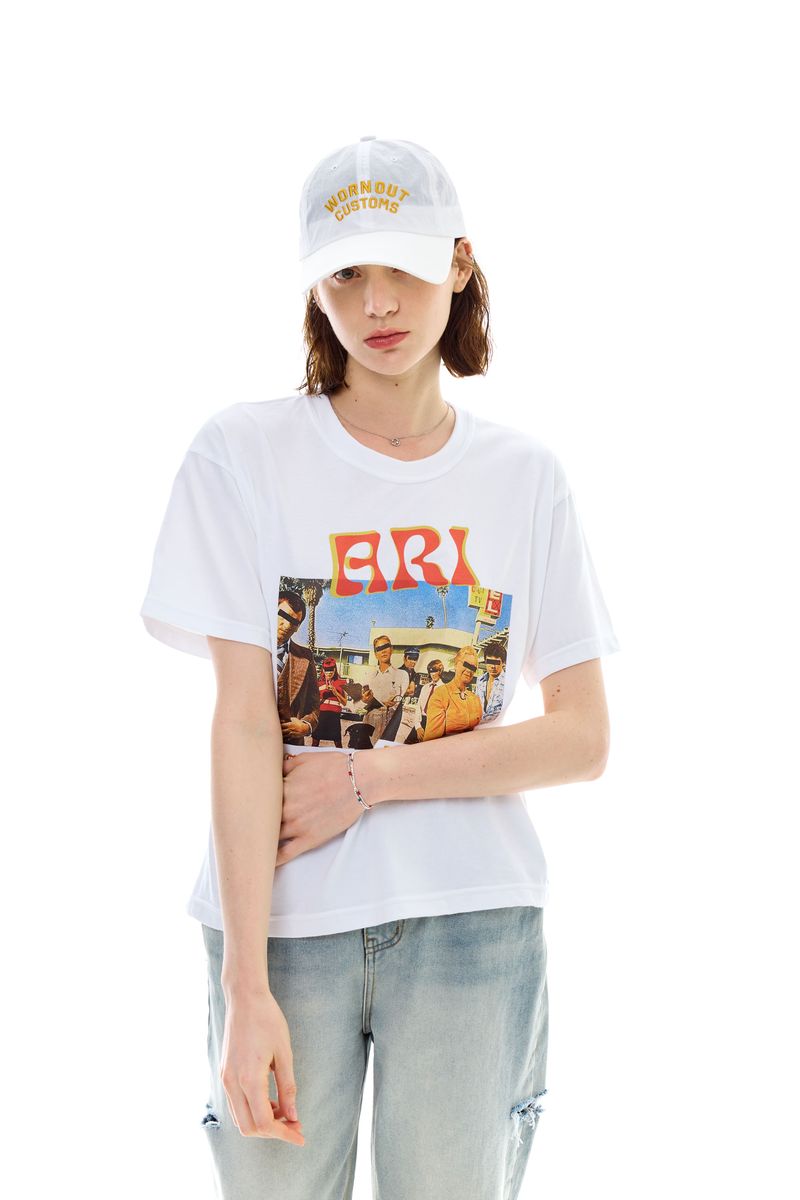 NAUGHTY PRINTING T-SHIRT