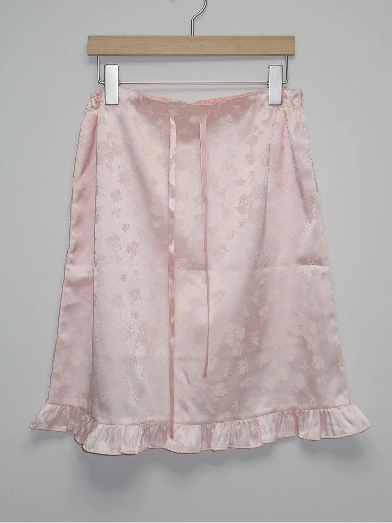 silky frill skirt