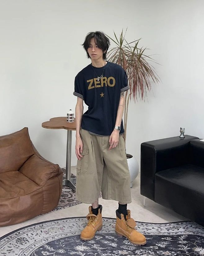 Ferid Stone Washed Cargo Bermuda Pants