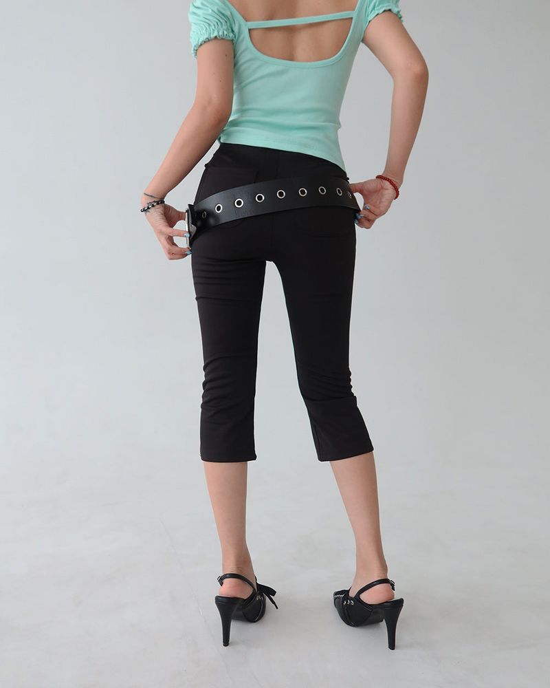 Capri leggings Slit Capri pants