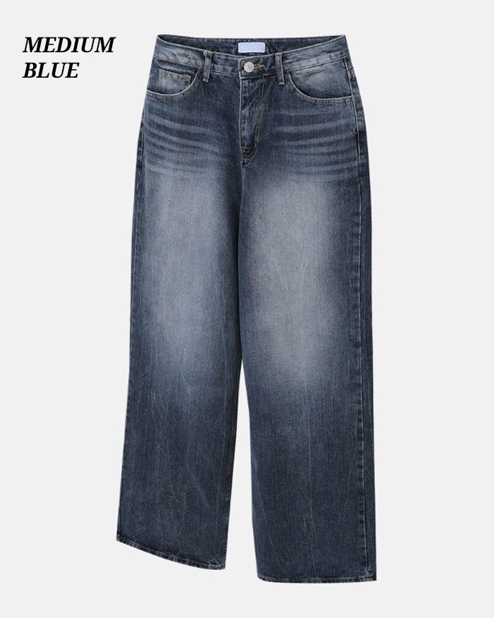 (UNISEX) Thunder Tin Wide Jeans