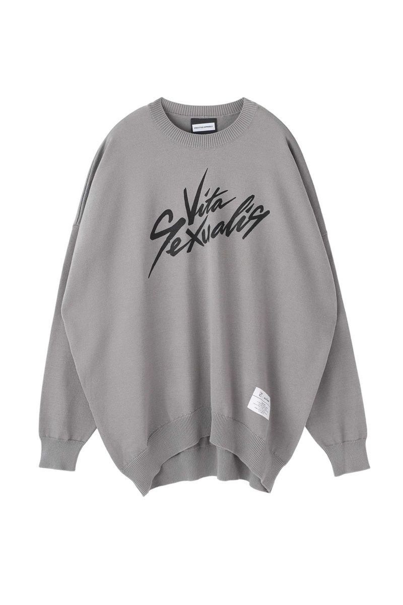 CREWNECK PRINT KNIT