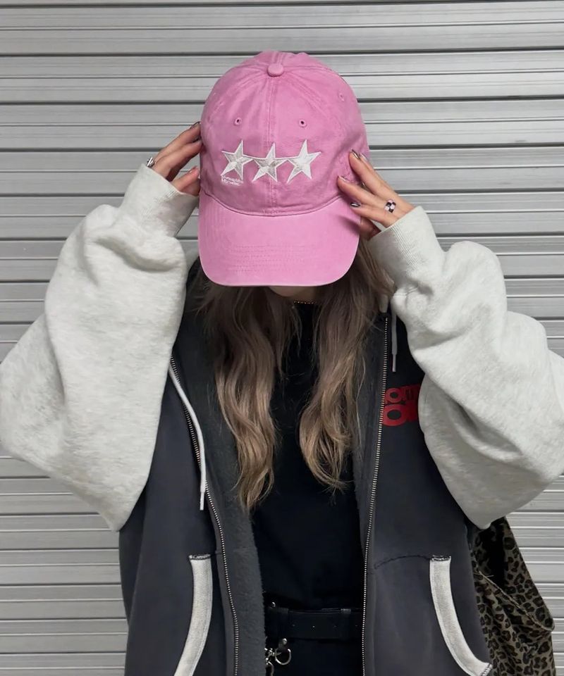 SSSTAR STONE WASHED BALL CAP_ 4 COLORS