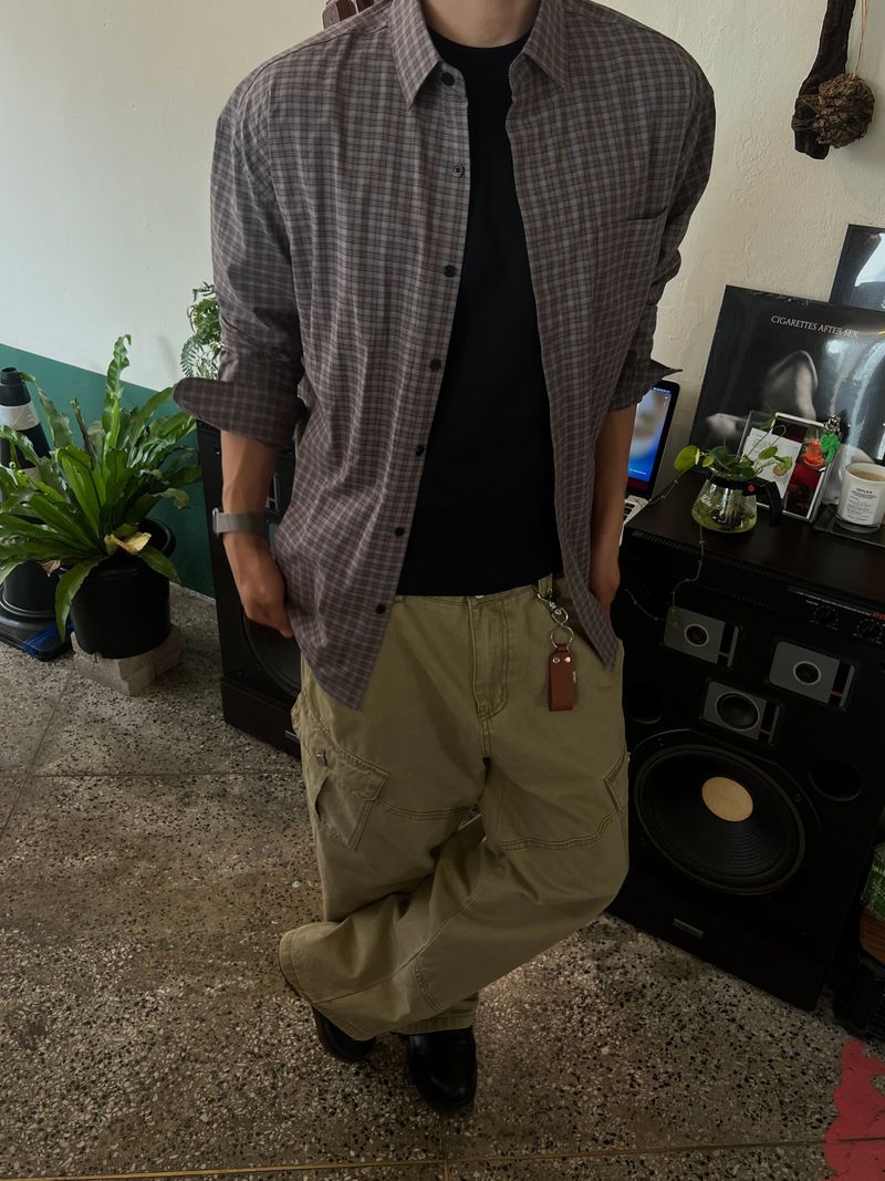 Pigment Diagonal Seam Cargo Pants (3 Colors)