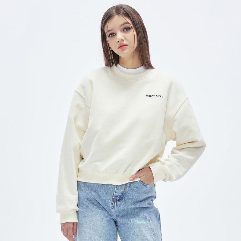ZEROPLANET（ゼロプラネット）の「ニット333スウェット/Kitty 333 Sweatshirt [CREAM]（トップス）」