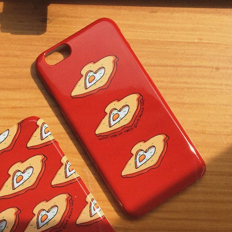 SunnySideUp Toast (Galaxy) Glossy Hard Case