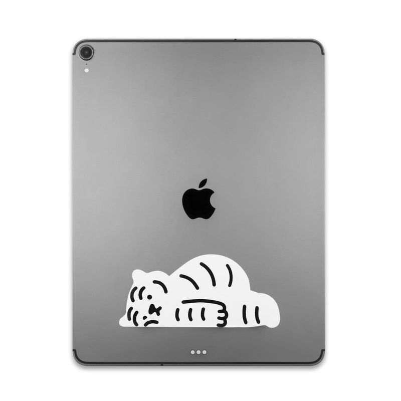 LYING TIGER BIG REMOVABLE STICKER