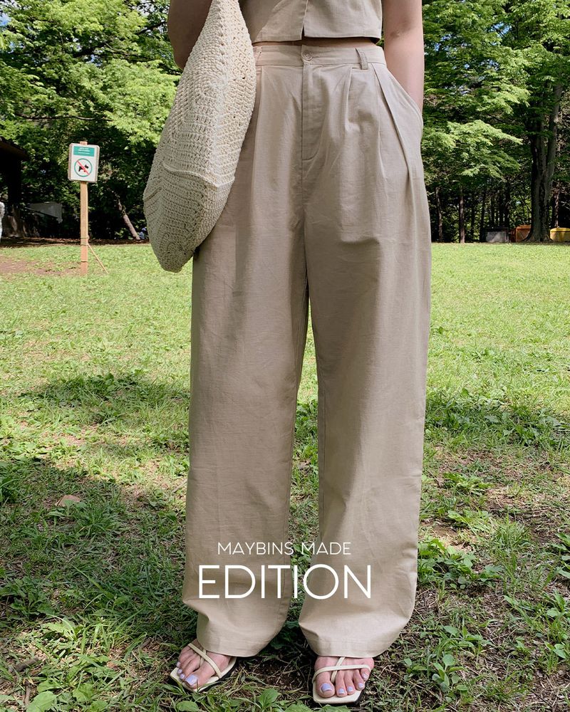 [MADE] Nez Linen wide pants