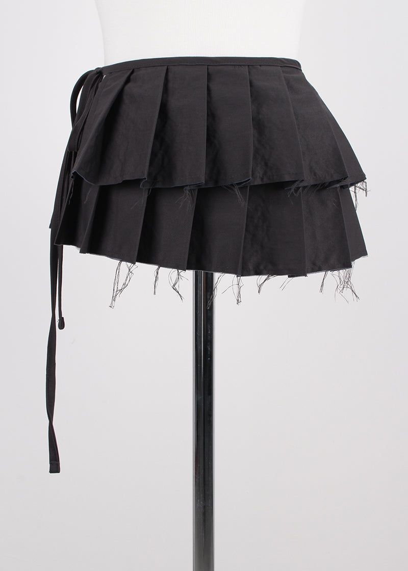PLEATS SKIRT BELT