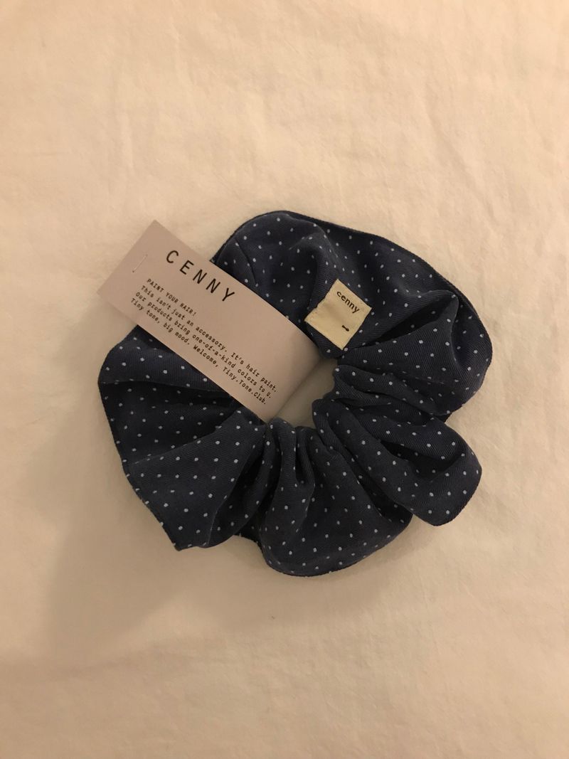Vintage Hair Ruffle - Blueberry sorbet