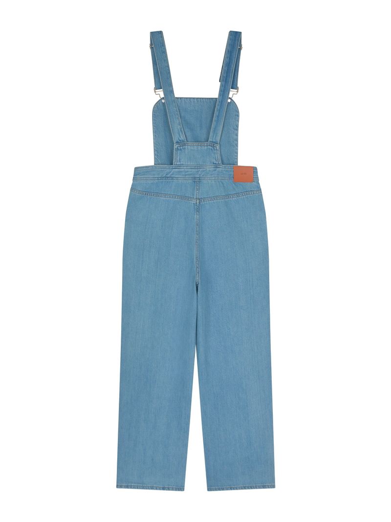 EMBROIDERY OVERALL DENIM PANTS code 25011