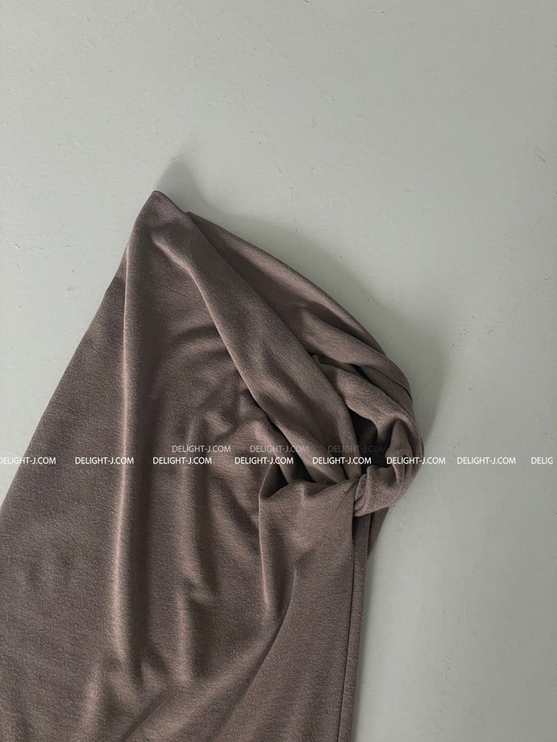 unbalanced twisted maxi long skirt