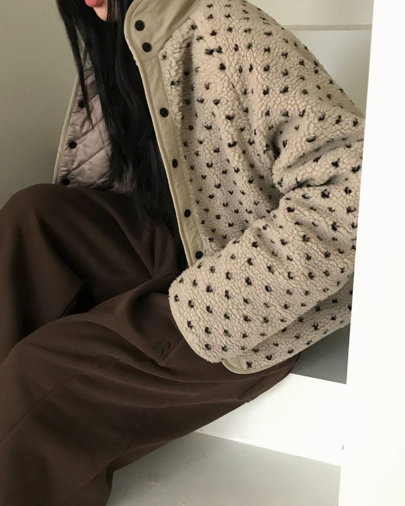 [ORIGINAL] Heart Dot Wool Jumper