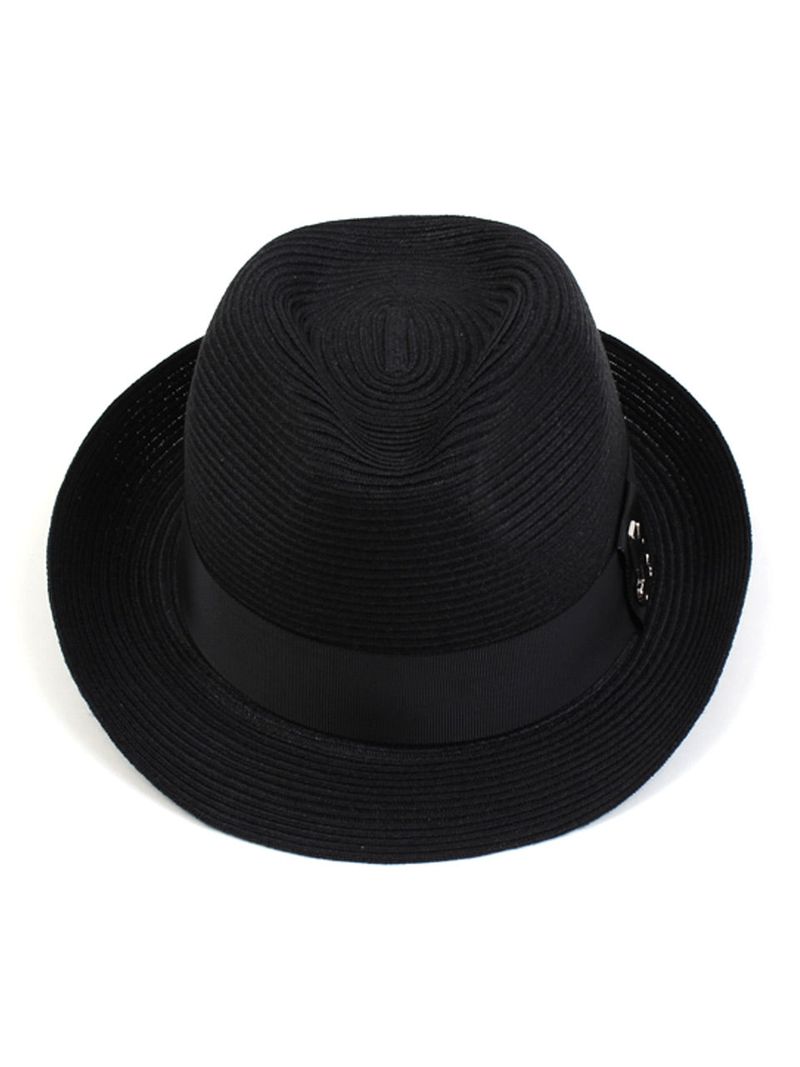 Soft Summer Black Short Fedora