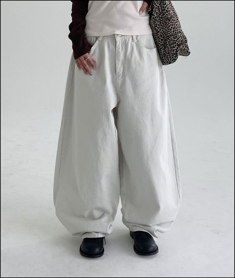 [GRB] Dern super-wide cotton pants