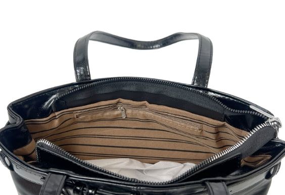 Hard Square Leather Belt Shoulder Bag