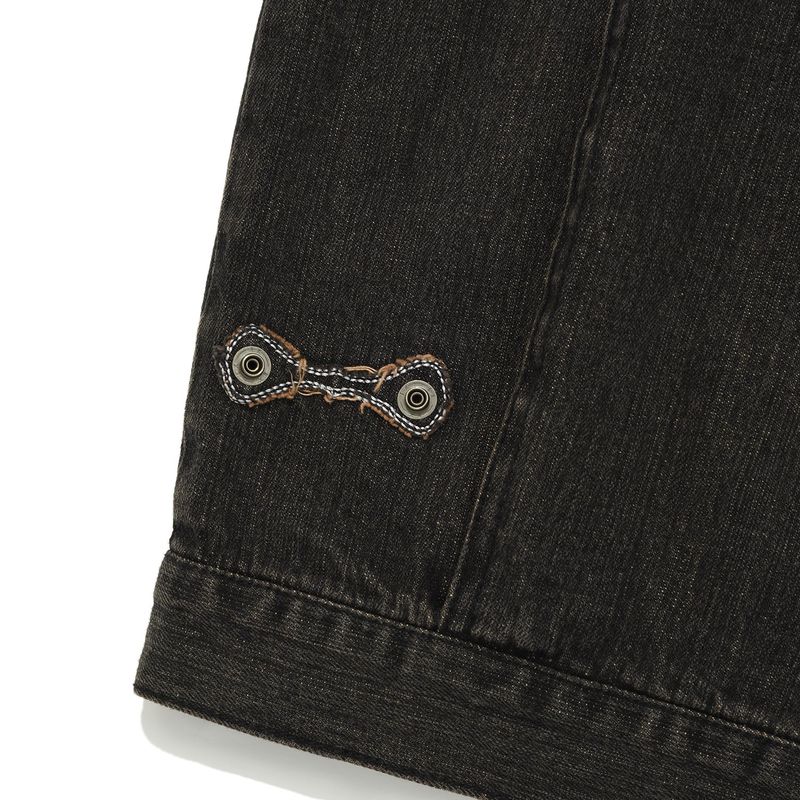Wallet denim jacket / Vintage black
