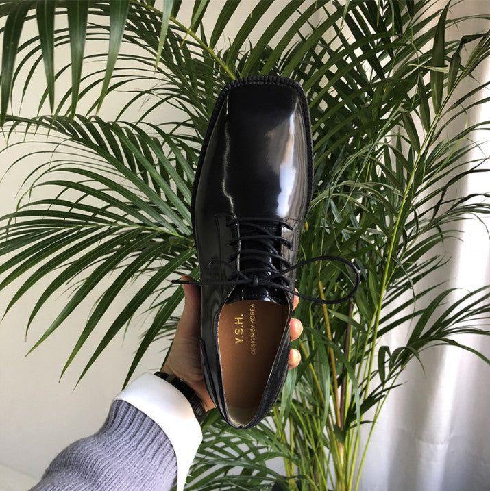 Maison Square Derby Shoes (2color)