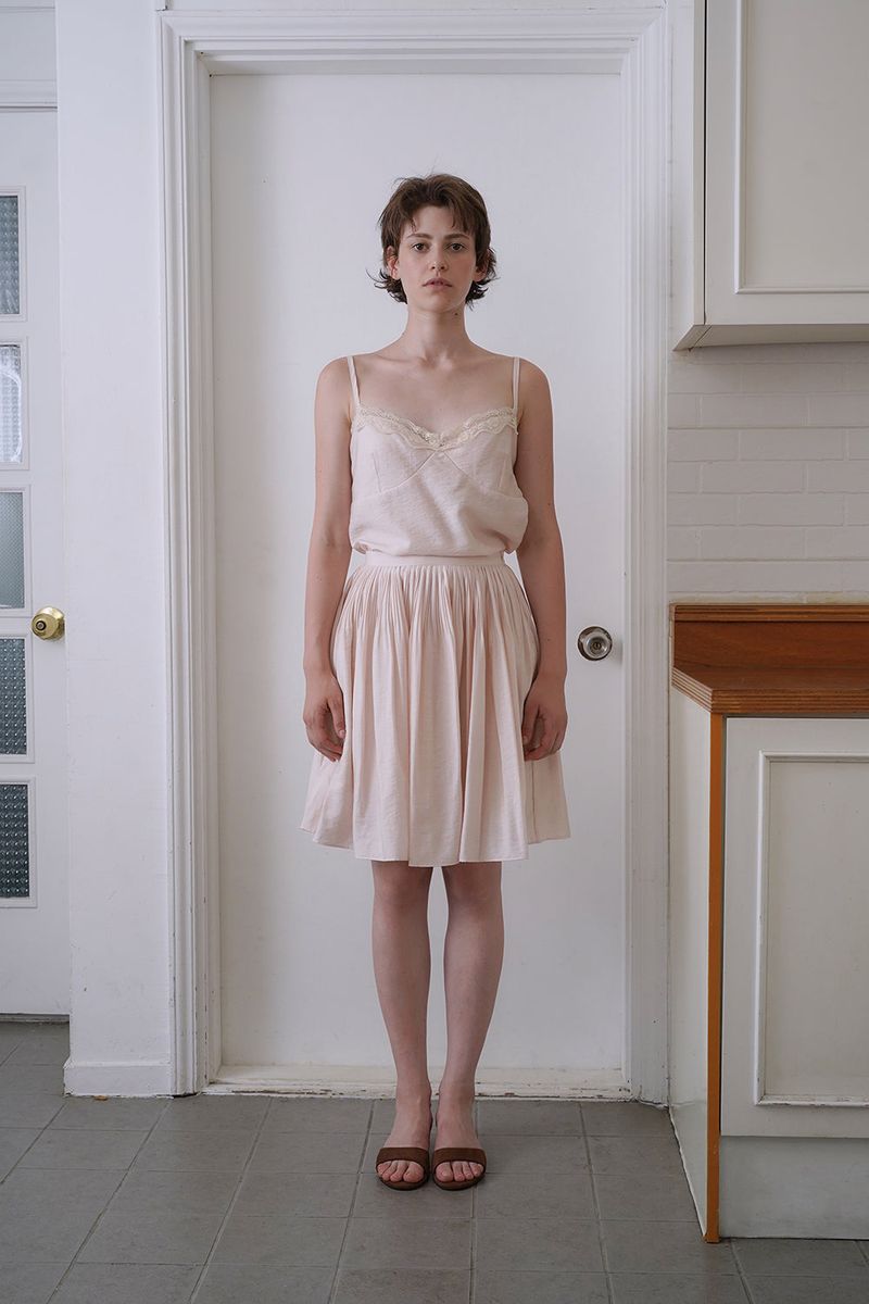 Sleek tensel skirt_pink