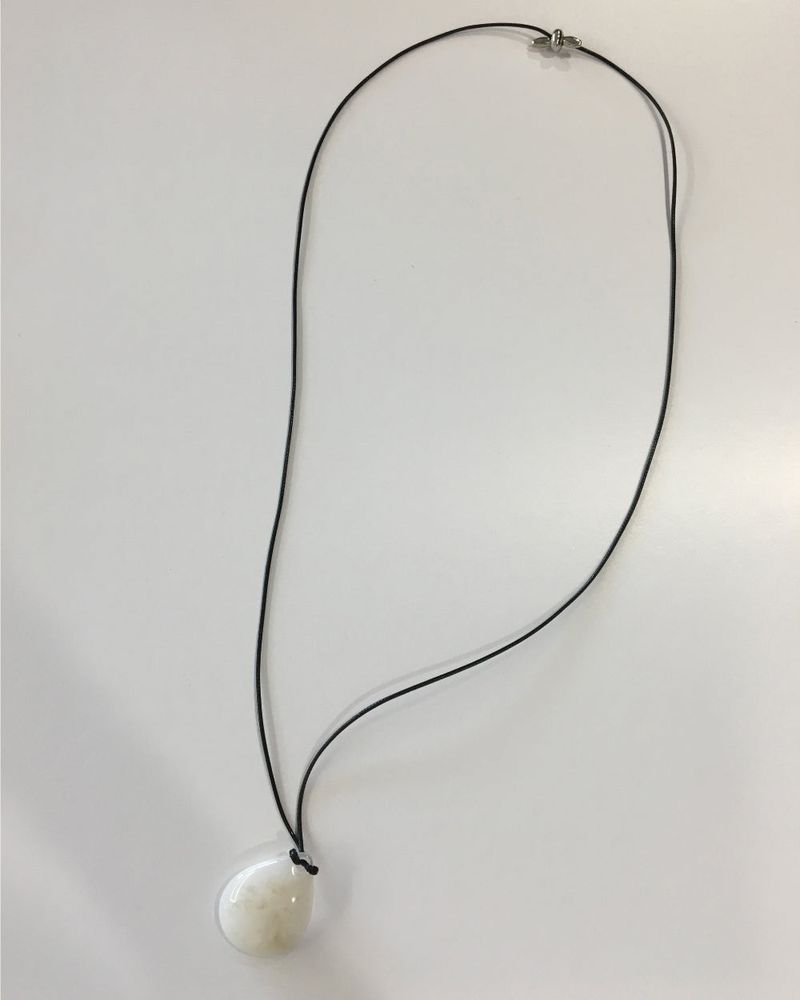 Homaika round cut necklace (2color)