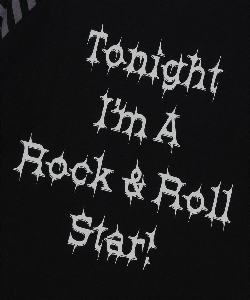 ROCK STAR RAGLAN STRIPE LS TEE