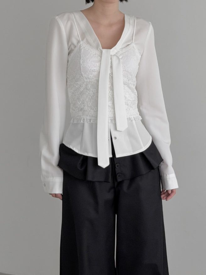 Eve Tie Snap Blouse