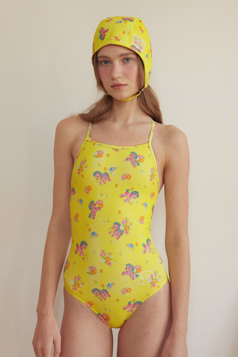 LOOPLOOP（ループループ）の「[Spring Pony_yellow] One Piece Swimsuit（Swimwear）」