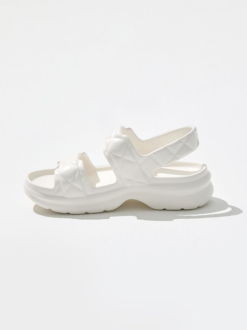 Pepper Salt Sandals - White
