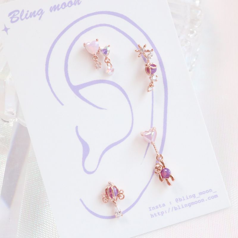 [Styling] Love Bear Piercing Set (4 set)