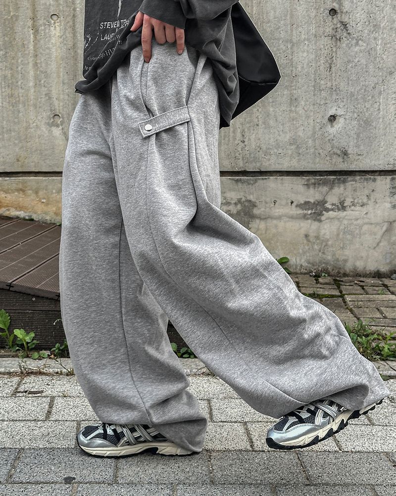 Miju Side Snap Balloon Sweat Pants