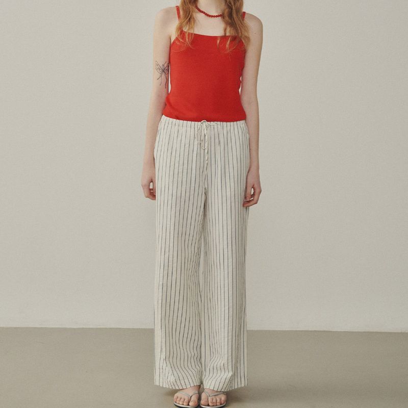Essential Linen Knit Sleeveless Top
