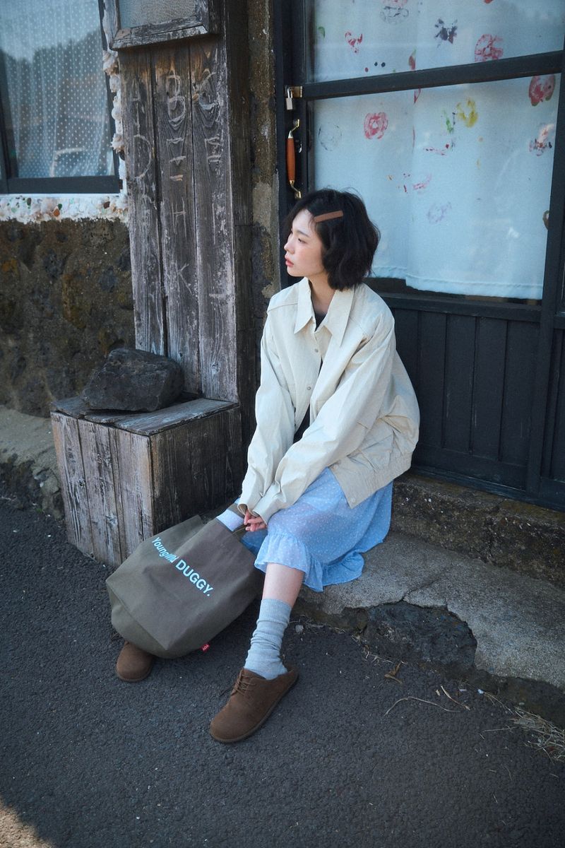 YWD TWILL ECO BAG-KHAKI 