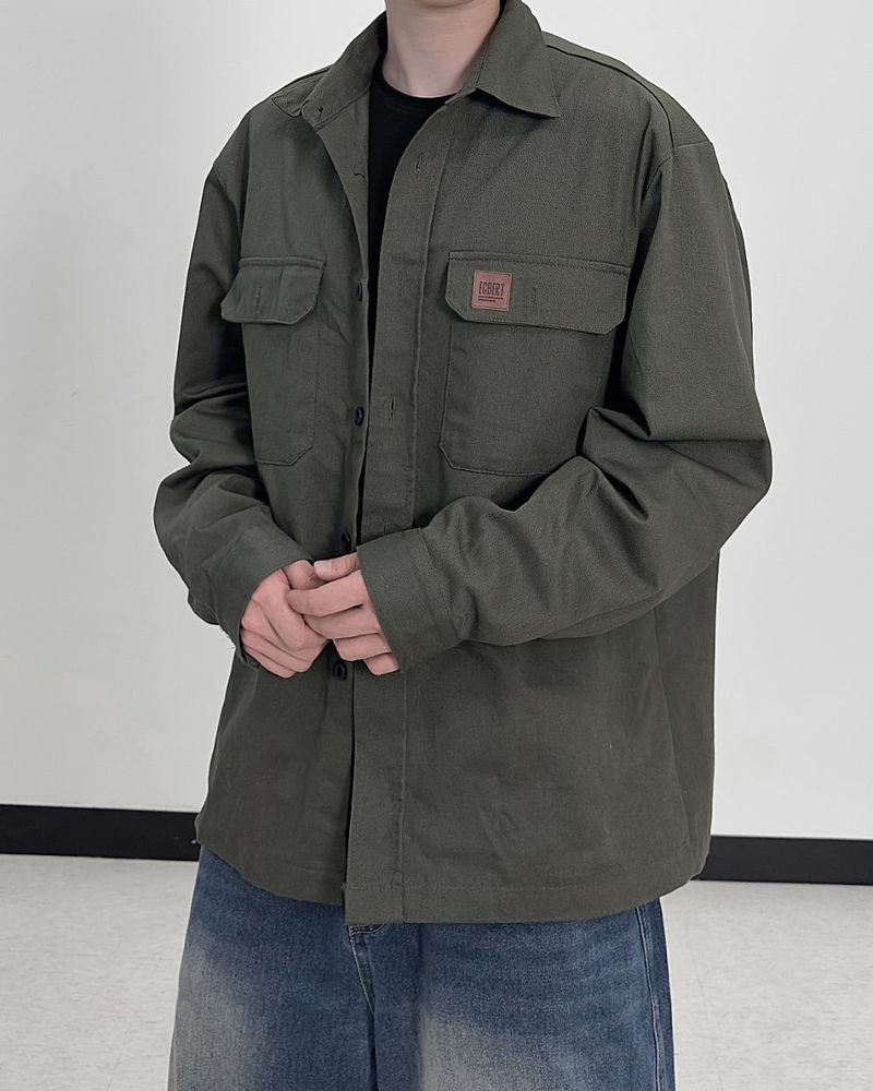 Fair Work Patch Shirt Jacket