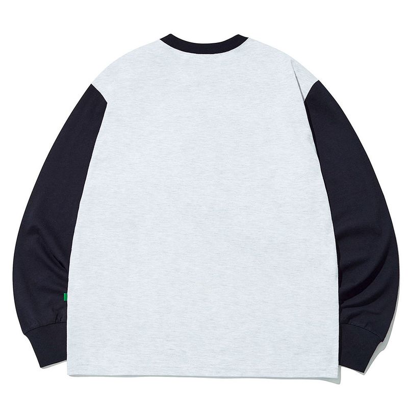 HTT Crack L/S Tee_Light Gray
