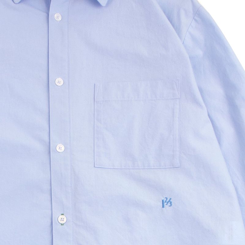 REGULAR NUMBER POINT SHIRT (UNISEX)_SYF1BL01SB