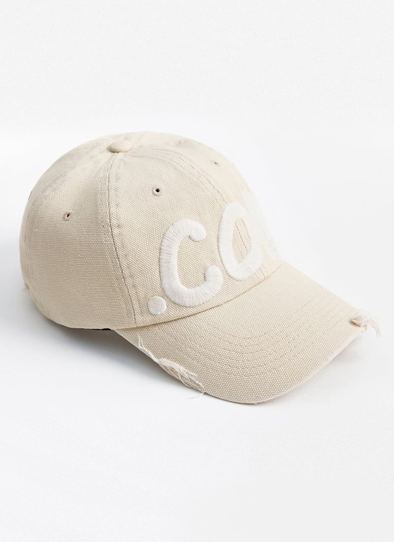 Sebs. COM BALL CAP (WASHING)-CREAM