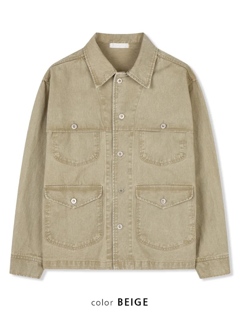 vintage washing work jacket