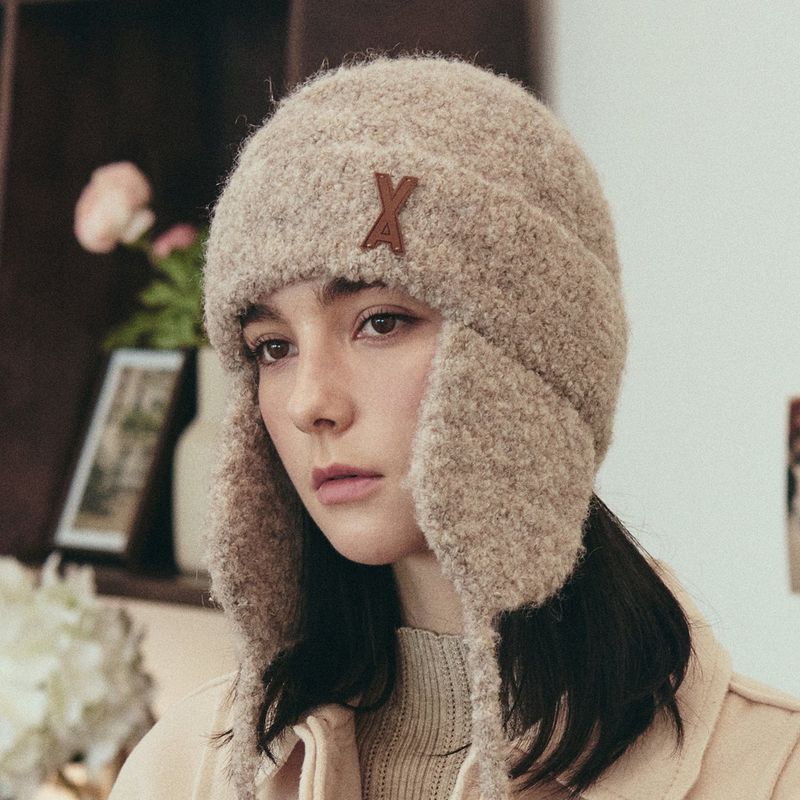 VARZAR（バザール）の「VA Patch Fly Knit Beanie / Beige（Hats）」
