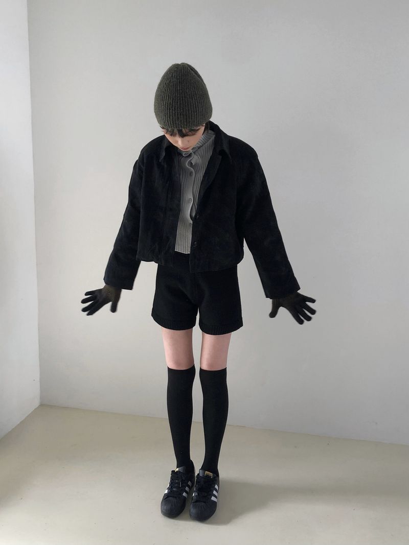 Lovely wide knit shorts