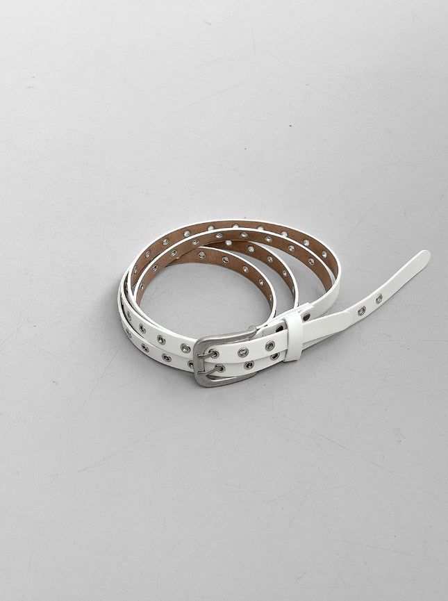 Dual Strap Eyelet Belt