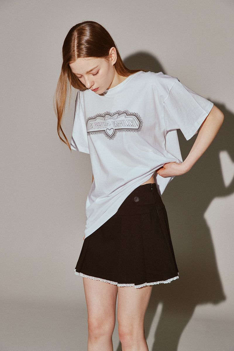 Signature Logo Graphic Hotfix T Silver