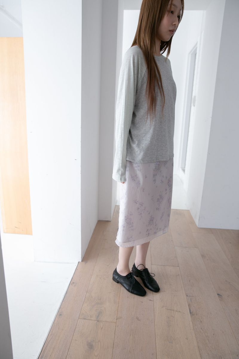 slub raglan top(2colors)