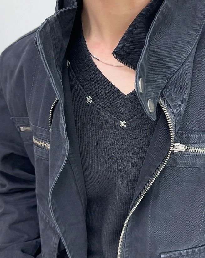 Meder Vintage Crop Field Jacket