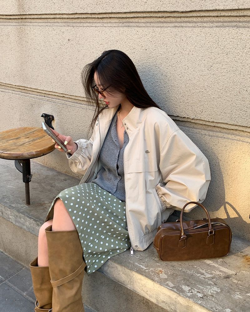[ORIGINAL] Pudding Frill Angora Knit Cardigan